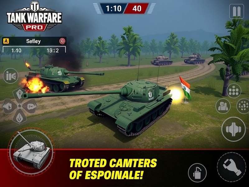 Tank Warfare Pro India Gameplay Screenshot